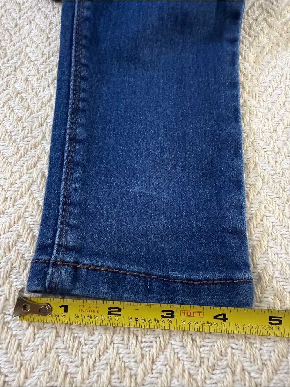 1822 Denim Mid Rise Butter Skinny Jeans Blue Womens Size 29 - Picture 13 of 13